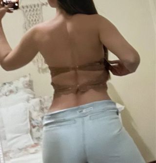 Corsé bordado Zara Talla 70B