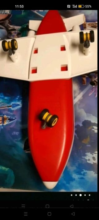 Avión de Playmobil muñecos incluidos