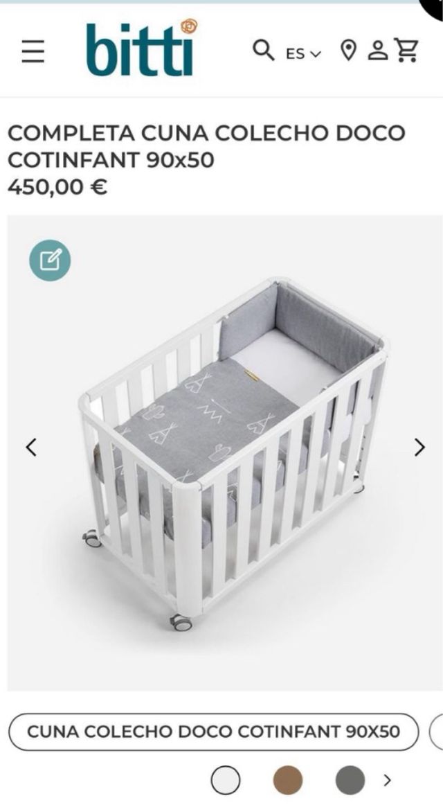 Mini cuna colecho DOCO