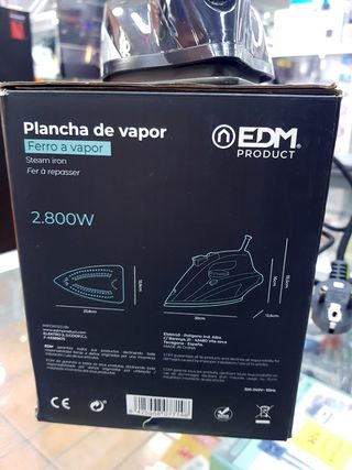Plancha de vapor EDM PRO 2800w