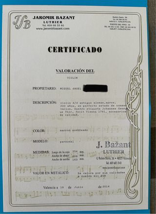 Violín antiguo