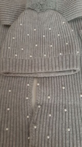 Conjunto bufanda gorro guantes