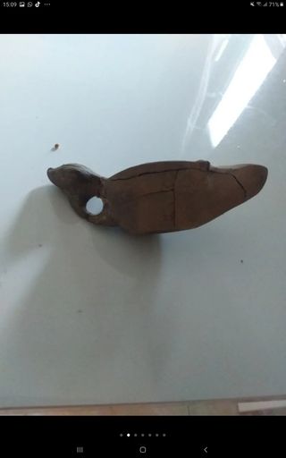 Antica lucerna ad olio no replica