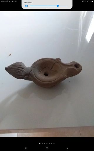 Antica lucerna ad olio no replica