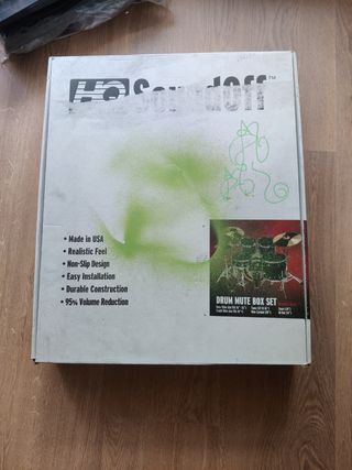 Quit Soundoff silenciador de bateria acustica