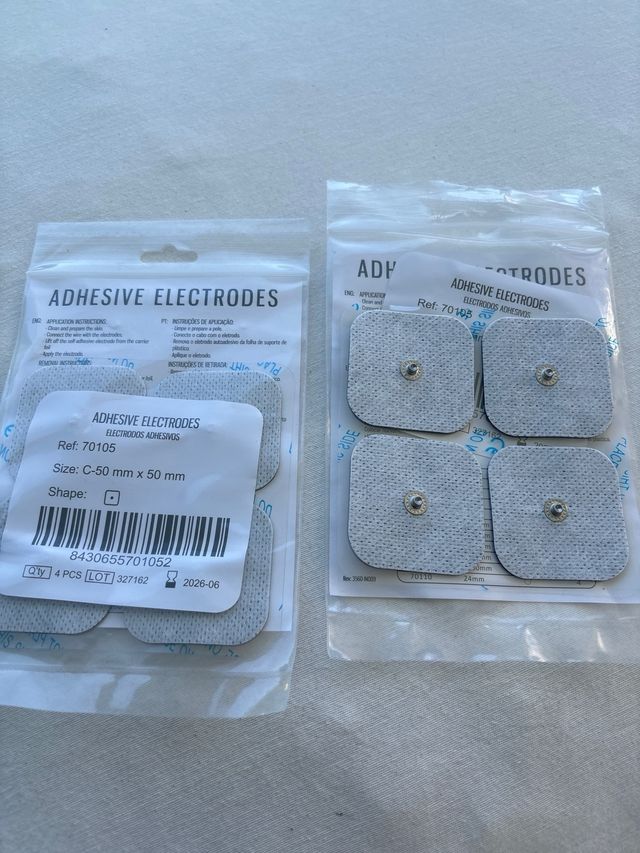 Adhesive electrodos 2 pac de 4 cada uno