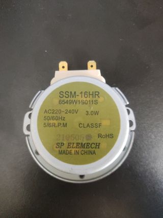 Motor para microondas LG SSM-16HR