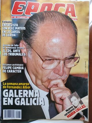 REVISTA ÉPOCA Nº 133. 28 SEPTIEMBRE 1987