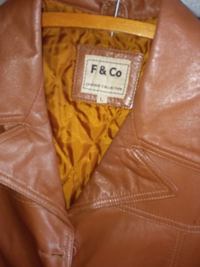 Cazadora de piel autentica