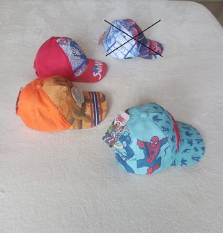 Gorras infantiles de 8 a 12 años