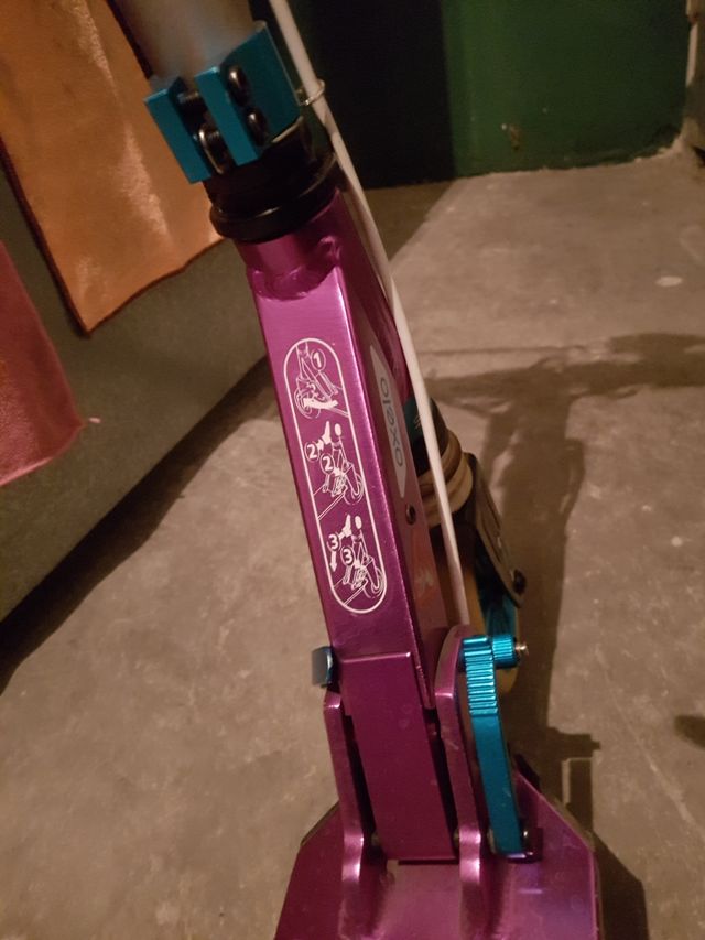 Patinete con freno y suspensión