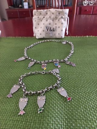 COLLAR Y PULSERA BUHOS VITORIO&LUCCHINO