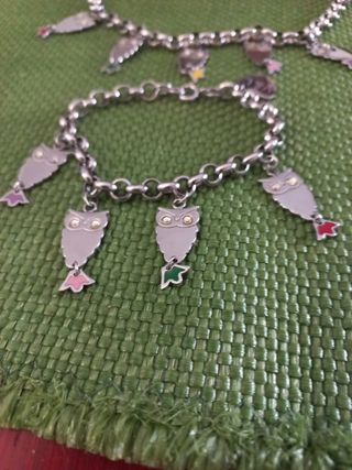 COLLAR Y PULSERA BUHOS VITORIO&LUCCHINO