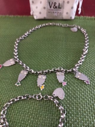 COLLAR Y PULSERA BUHOS VITORIO&LUCCHINO