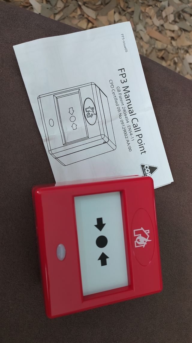 Pulsador manual llamada de Emergenci