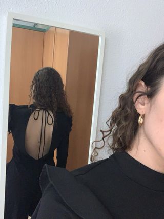 Mono corto negro de Zara de fiesta