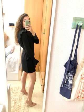 Mono corto negro de Zara de fiesta
