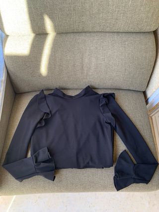 Mono corto negro de Zara de fiesta