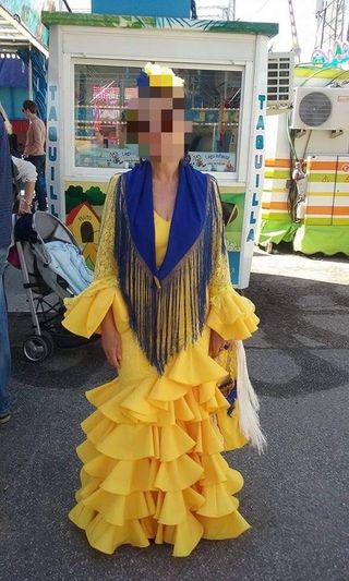 Traje de flamenca