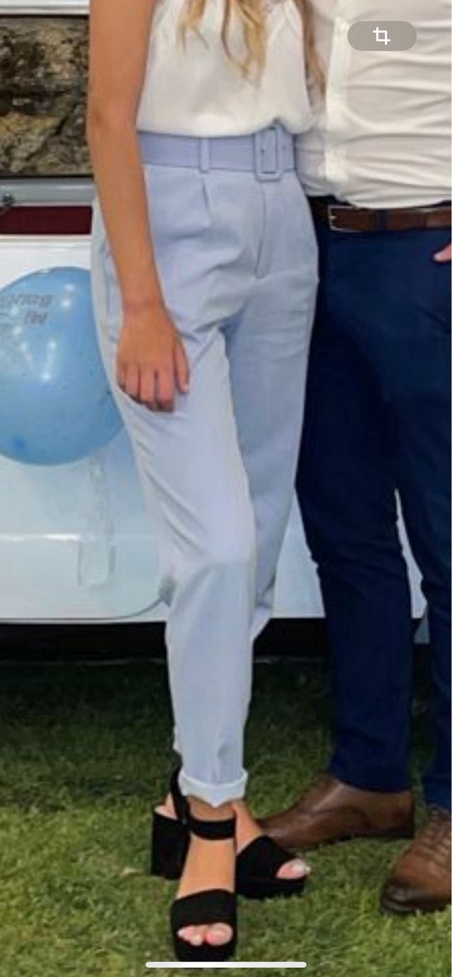 Pantalon azul de traje