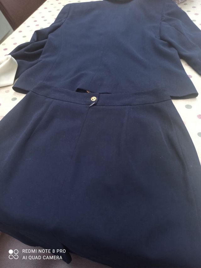 Traje BURBERRYS azul marino mujer