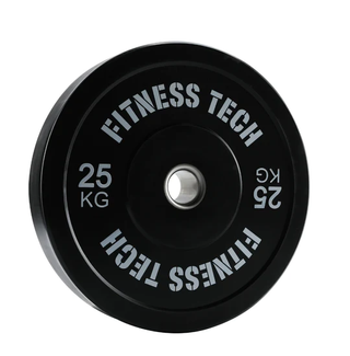 Set 150kg Black Bumper Plate Alta Resistencia