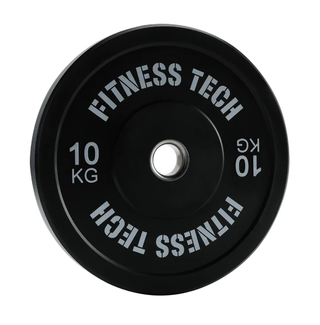 Set 150kg Black Bumper Plate Alta Resistencia