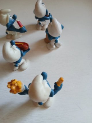 Set 6 Puffi pitufos smurfs