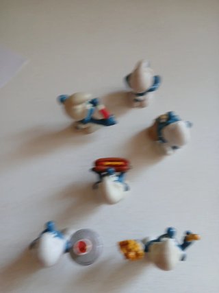 Set 6 Puffi pitufos smurfs