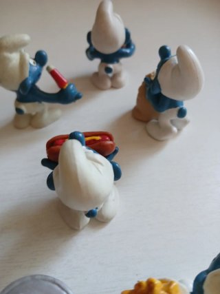Set 6 Puffi pitufos smurfs