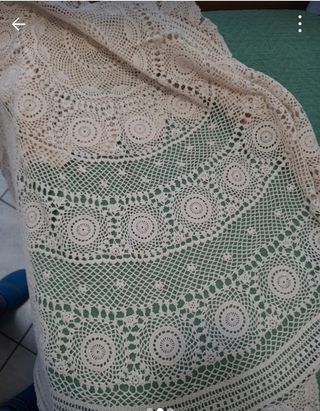 Tovaglia tonda uncinetto 170*