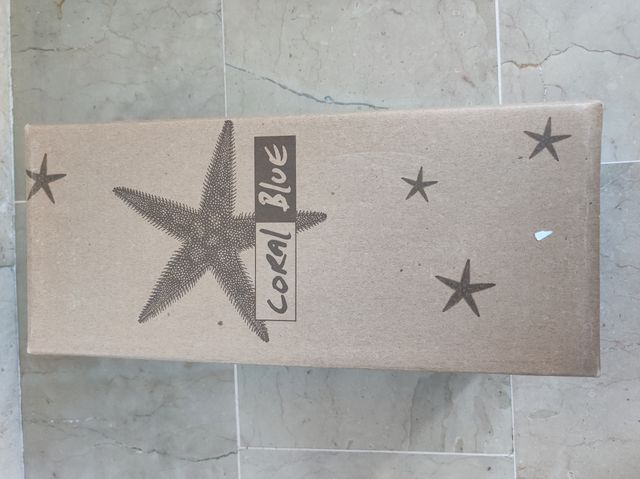 Sandalo con perline Coral Blue