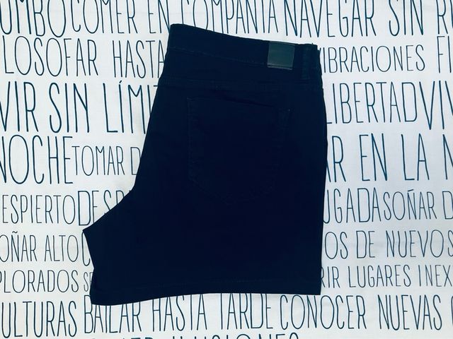Vaquero Short Corto Negro Alcott Talla 42 XL