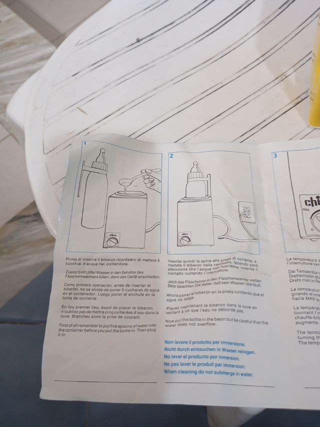 Scalda biberon automatico vintage