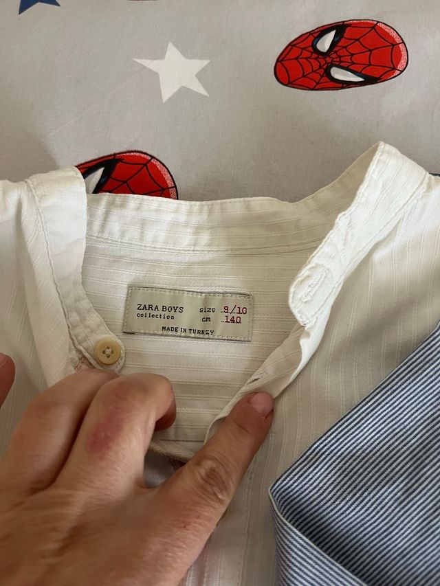 2 camisas manga larga zara kids