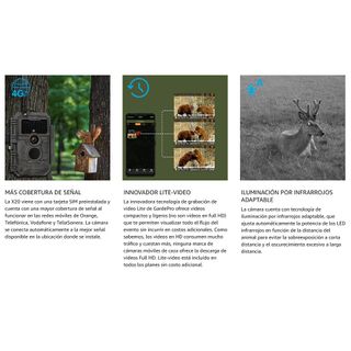 ★ Câmara Caza 4G LTE H.265 + App + Tarjeta SIM