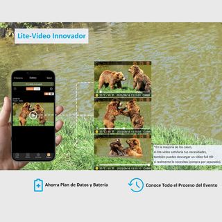 ★ Câmara Caza 4G LTE H.265 + App + Tarjeta SIM
