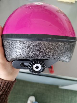 Casco protettivo bimba rosa taglia S