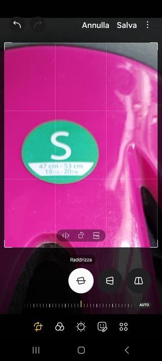 Casco protettivo bimba rosa taglia S