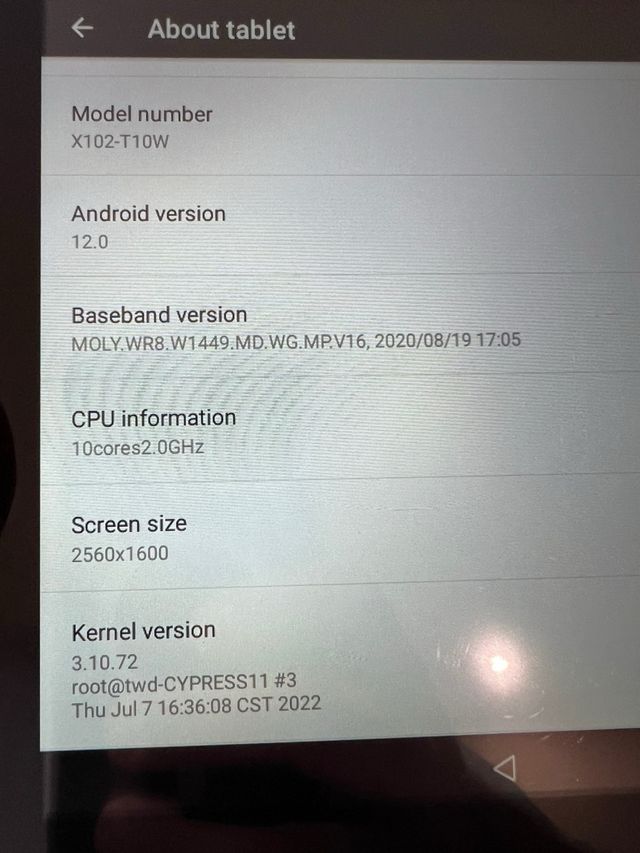 Tablets chinas casi nuevas.