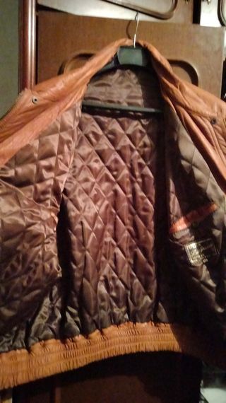 Chaqueta de piel auténtica