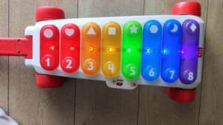 xilófono gigante, juguete luces y sonido