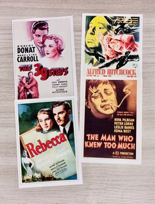 Locandina cinema Alfred Hitchcock