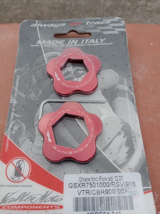 Ghiera precario forcella Waltermoto grf04 rosse