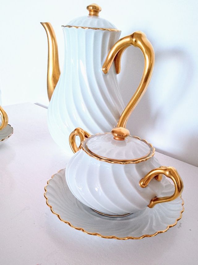 Conjunto de Café Haviland Limoges Torcé