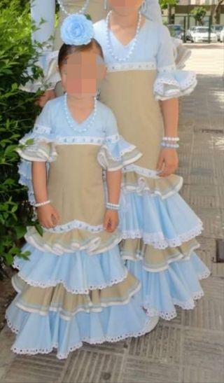 Traje de flamenca niña pequeña