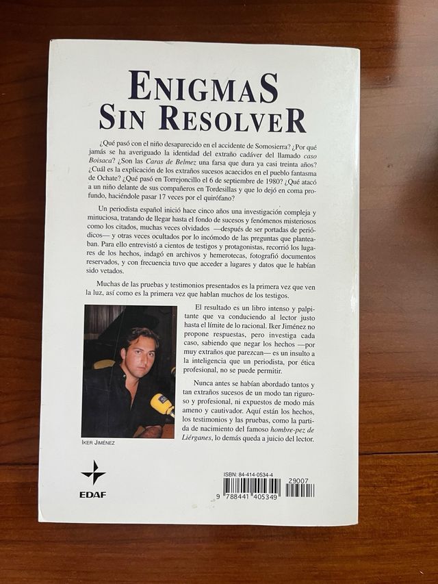 Libros Iker Jiménez. Enigmas sin resolver I y II