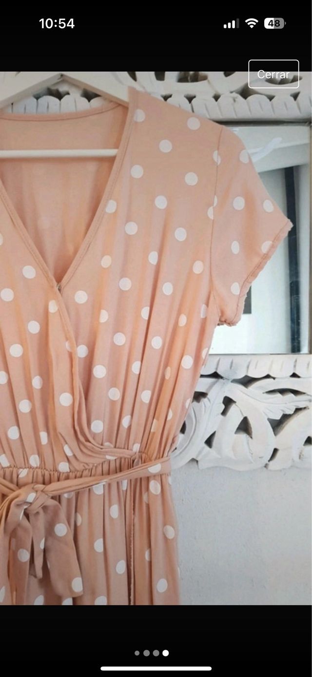 Vestido camisero largo