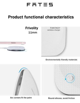 3 ESTACIONES DE CARGA INALÁMBRICA SIN