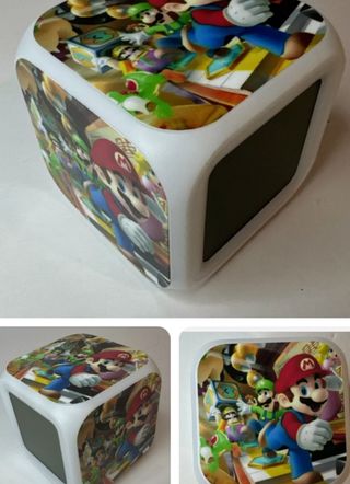 Reloj Mario Bros Led 7 colores